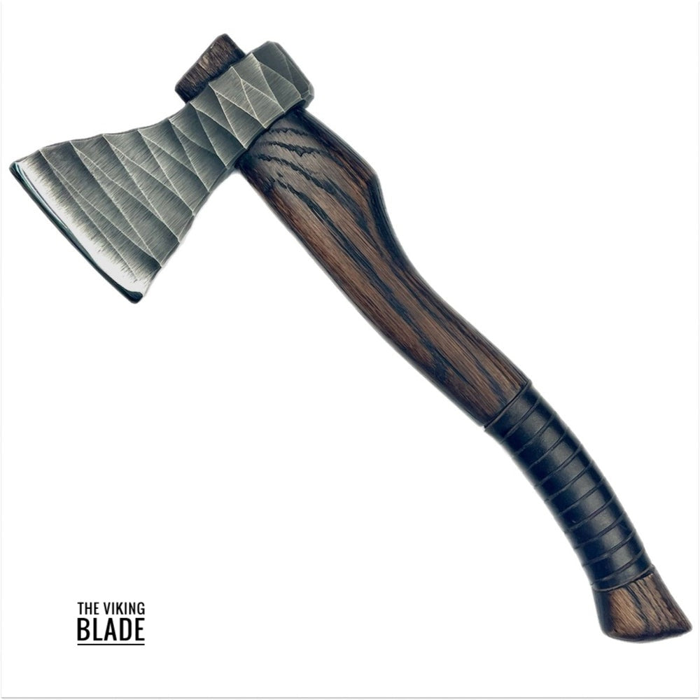 Custom Hand Forged Hatchet With Leather Sheath |The Viking Blade|
