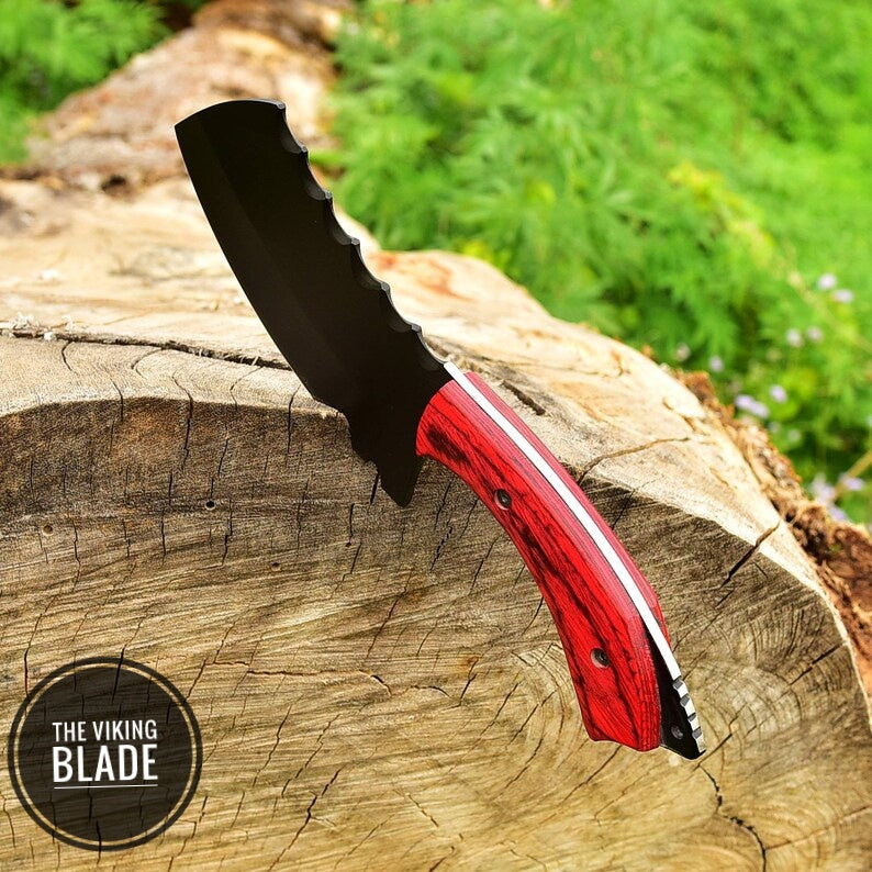 Kitchen Chopping Knife High Carbon Steel Chef Knife / Meat Cleaver Butcher Knife