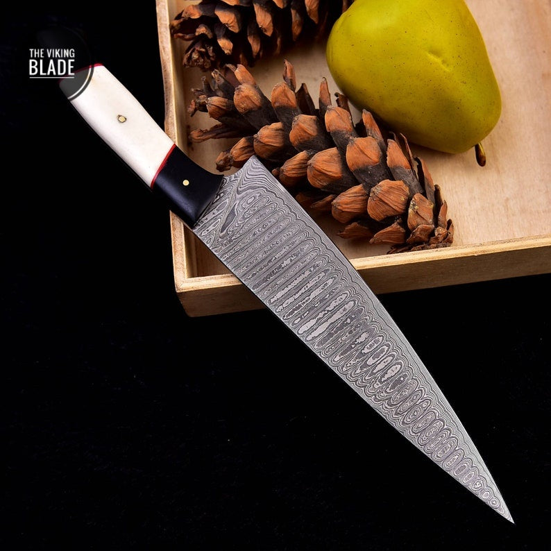Handmade Damascus Chef Knife Hand Forged Kitchen Knife