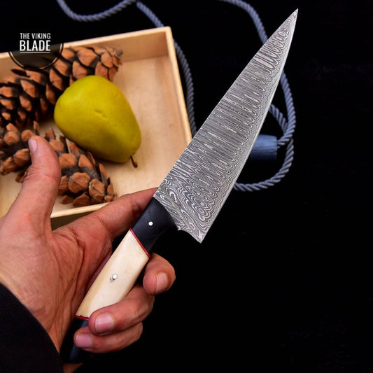 Handmade Damascus Chef Knife Hand Forged Kitchen Knife