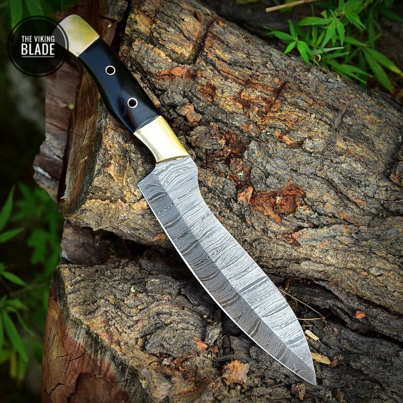 Custom Handmade Forged Damascus Steel Chef Knife KITCHEN BONING KNIFE