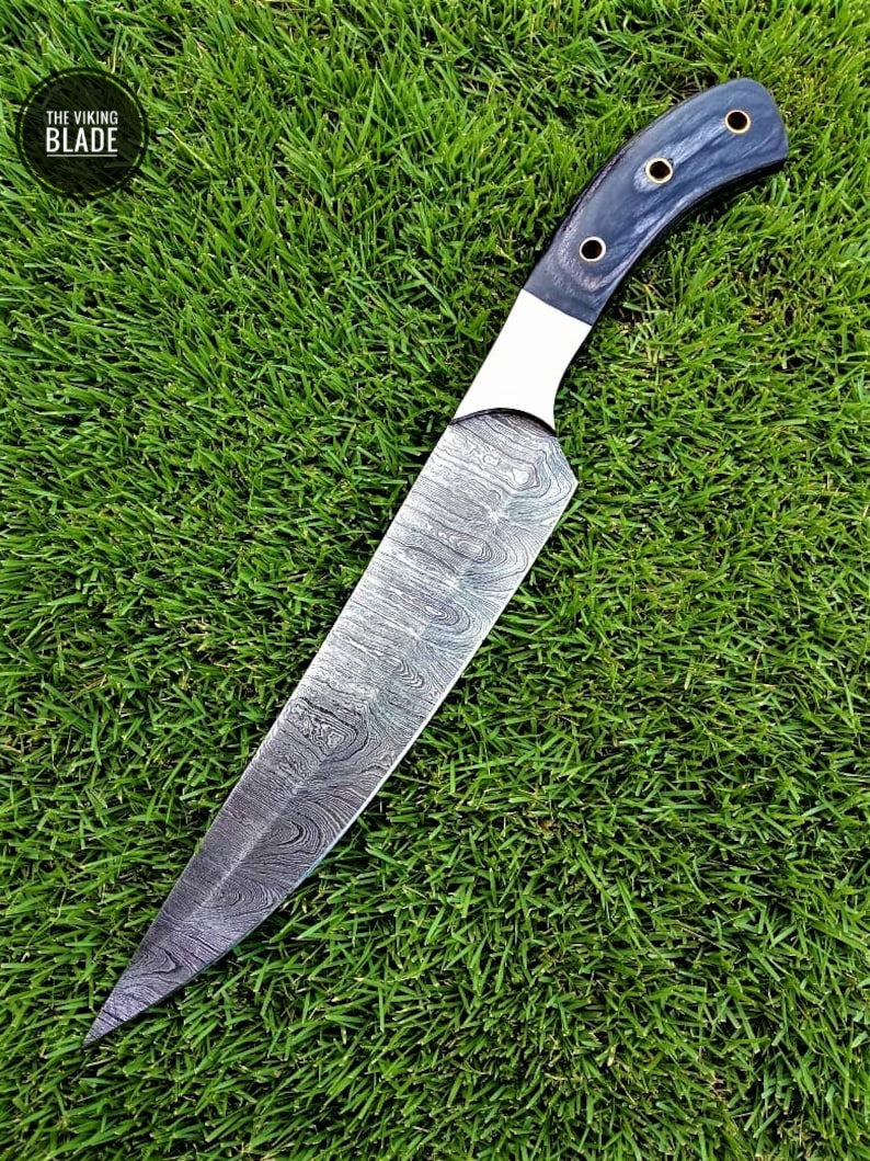 12”inch Chef Knife Japanese Kitchen Slicing VG10 Damascus Steel Cooking