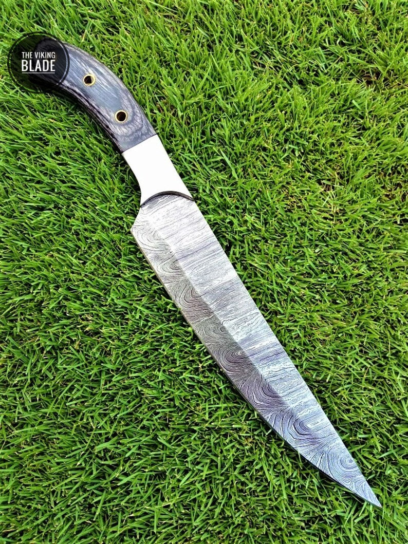 12”inch Chef Knife Japanese Kitchen Slicing VG10 Damascus Steel Cooking