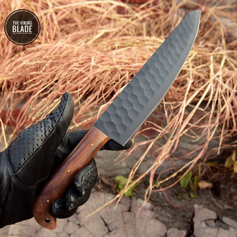 Custom Handmade Forged Carbon Steel Chef Knife Kitchen Knives Chef Set