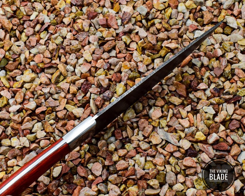 Custom Handmade Damascus Steel Chef Kitchen Knife