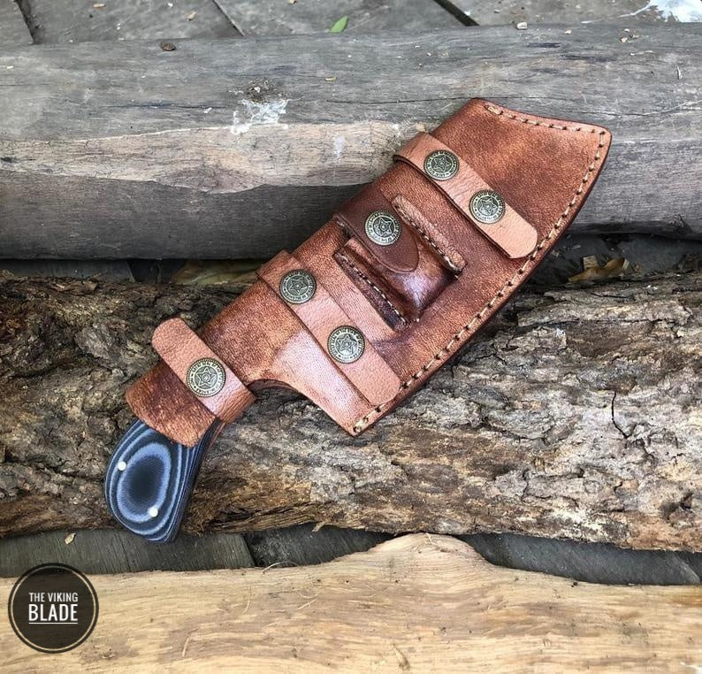 Custom Handmade Damascus Steel Chef Cleaver knife