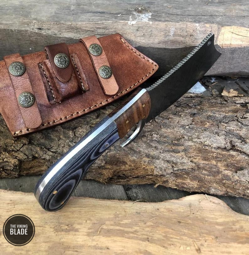 Custom Handmade Damascus Steel Chef Cleaver knife