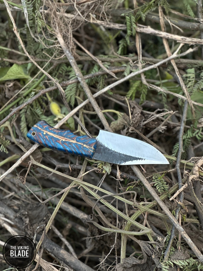 Custom Handmade J2 Steel Skinning Knife