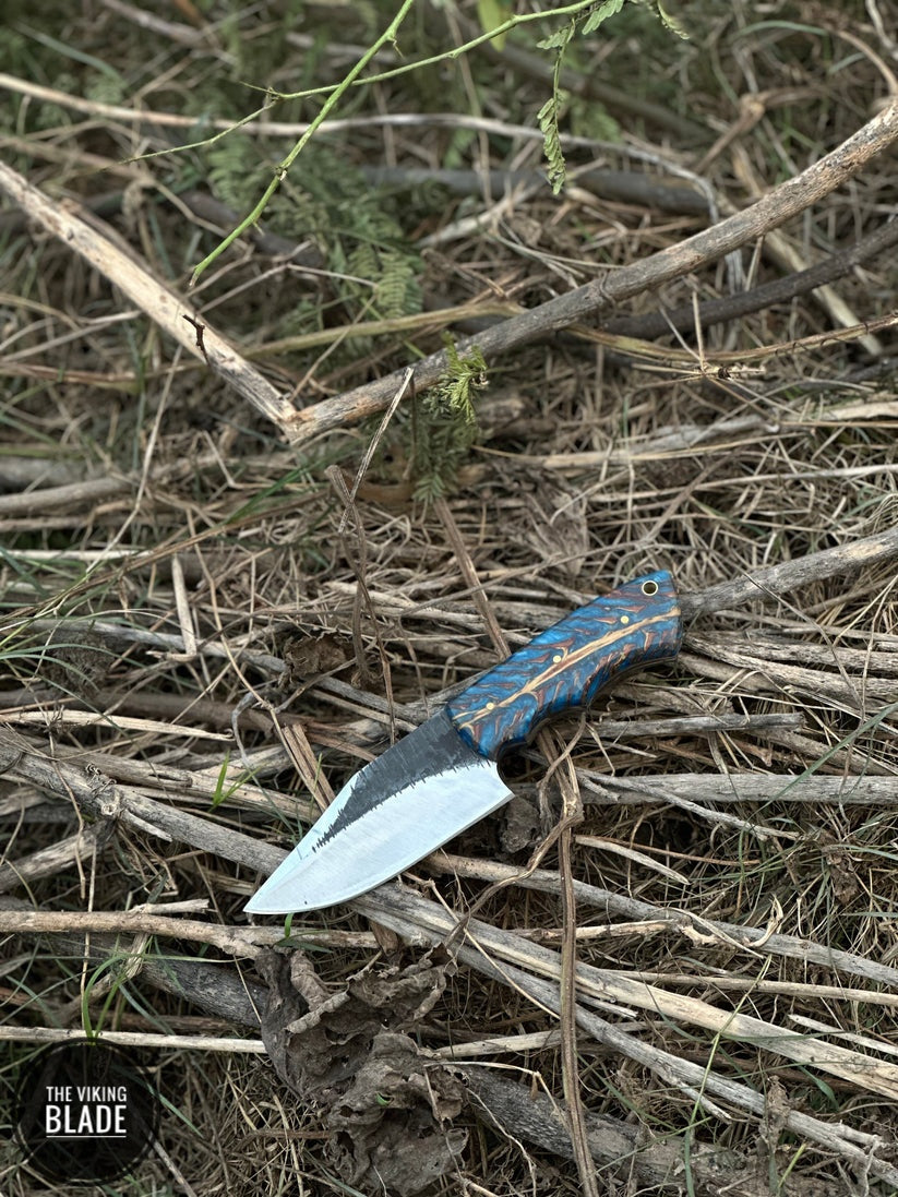 Custom Handmade J2 Steel Skinning Knife