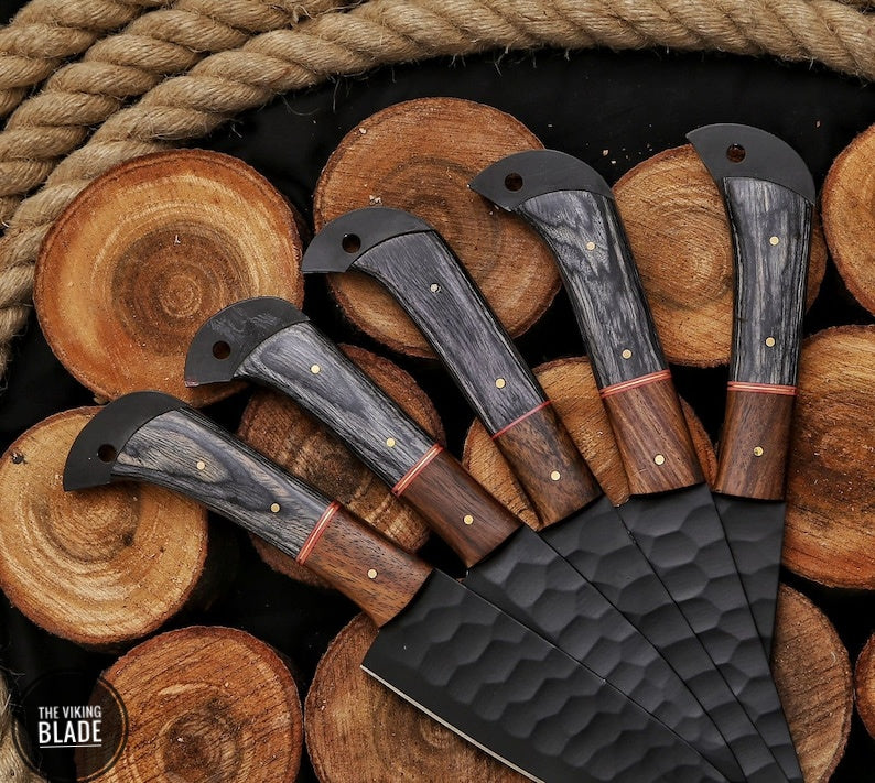 Custom Handmade Kitchen Knives Chef Set