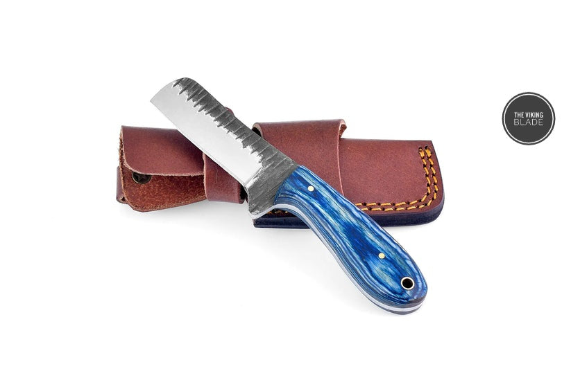Blue Carbon Steel Bull Knife