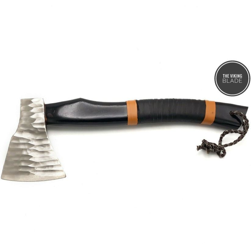 HAND FORGED Carbon Steel Viking Axe Throwing AXE PERSONALIZE GIFT FOR HIM
