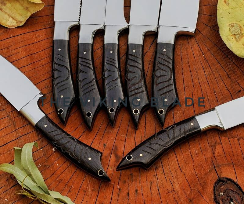 Custom Handmade J2 Steel Chef Set With Roll Kit