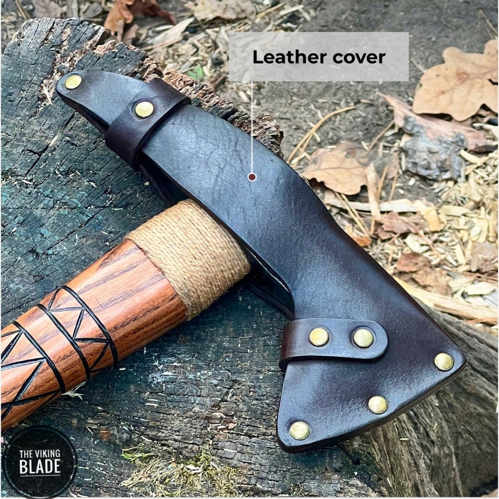 Hand-Forged Gagegizhig Tomahawk – Custom Artisan Axe | The Viking Blade |