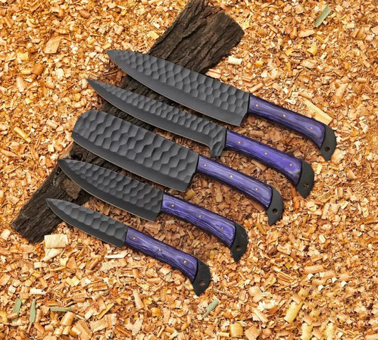 Handmade Profesional Chef Knife Set of 5 Pcs – Kitchen Knife set