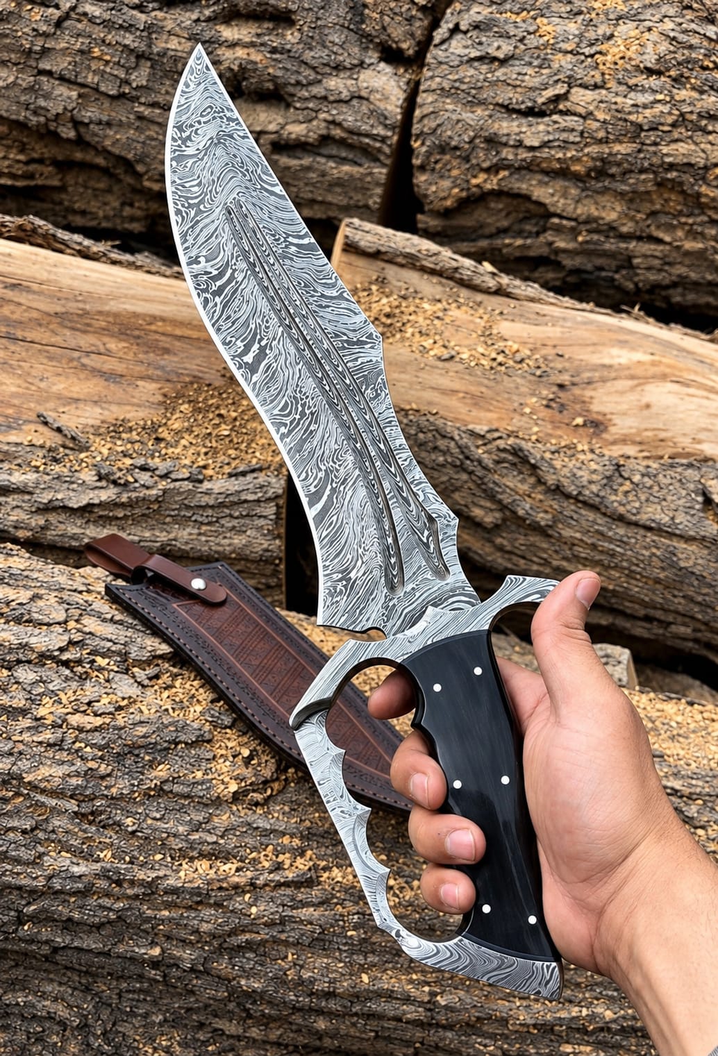 The Best Damascus Bowie Knife