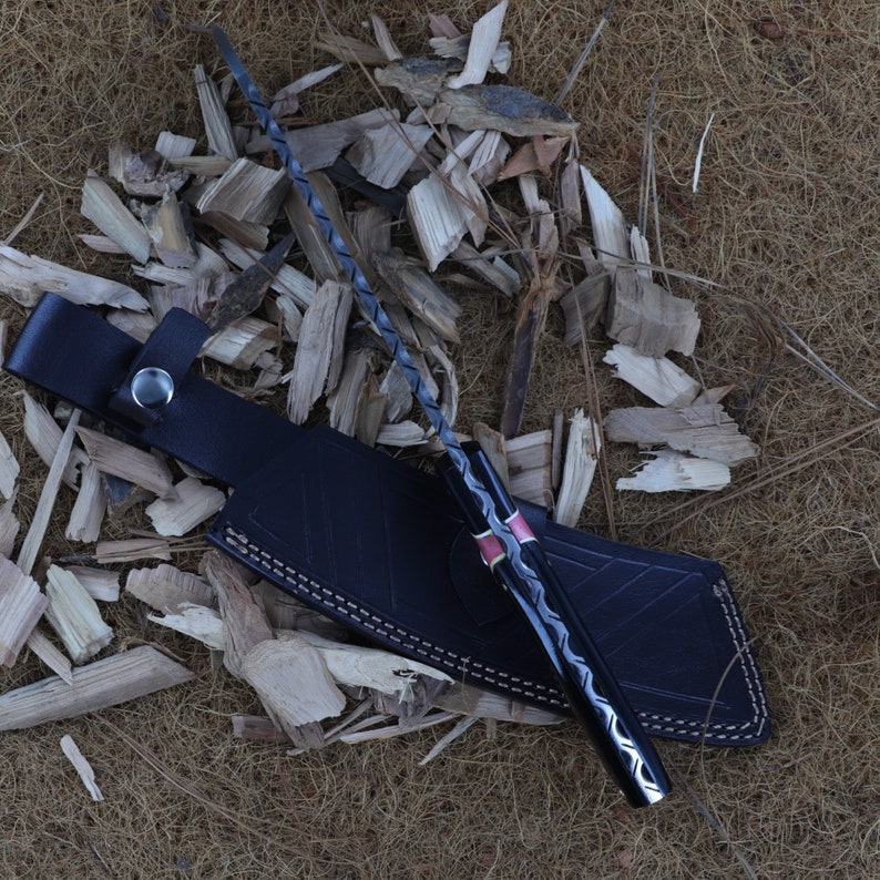 Cooking Cleaver | Functional Fixed Blade Full Tang Food Prep Kitchen Outdoor Camping Hunting Knife w/ Lanyard Holes