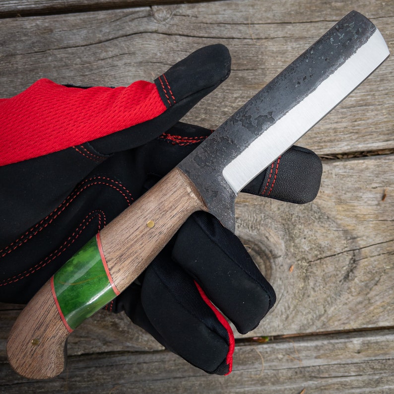 Handmade Forged Full Tang Bull Cutter Knife With Sheath