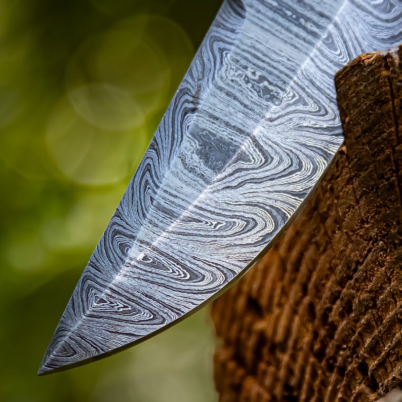 Full Tang Clip Point Hand Forged Bowie Rambo Knife Twisted Handle Hunting Fishing Camping Hiking