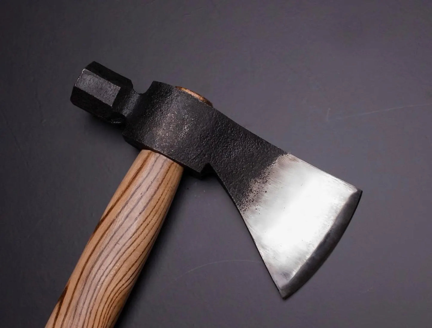 Tomahawk axe Custom Gift Forged carbon Steel VIKING AXE with ash Wood Shaft