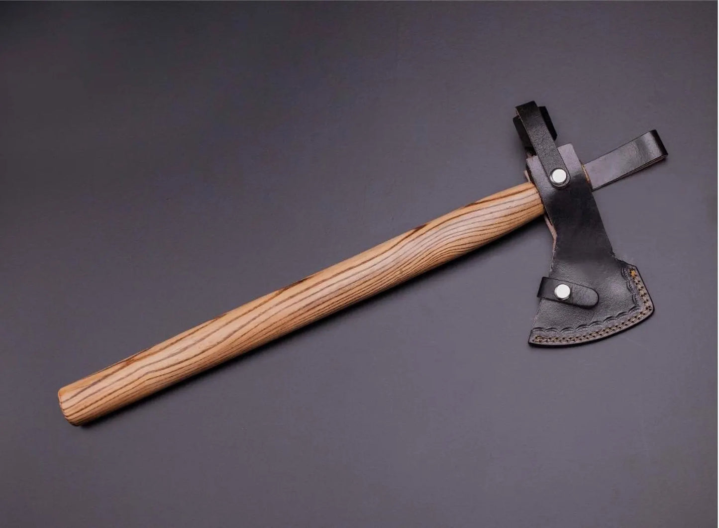 Tomahawk axe Custom Gift Forged carbon Steel VIKING AXE with ash Wood Shaft