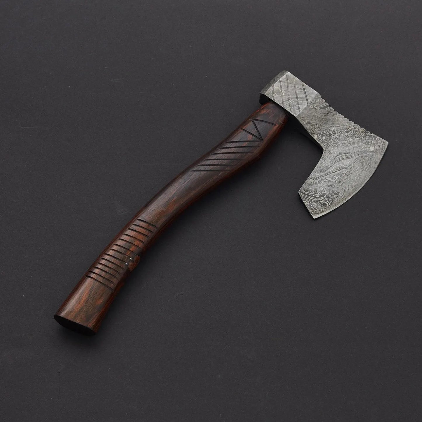 Handcrafted Damascus Steel Hatchet Camping Axe - Premium Wood Splitting Hatchet