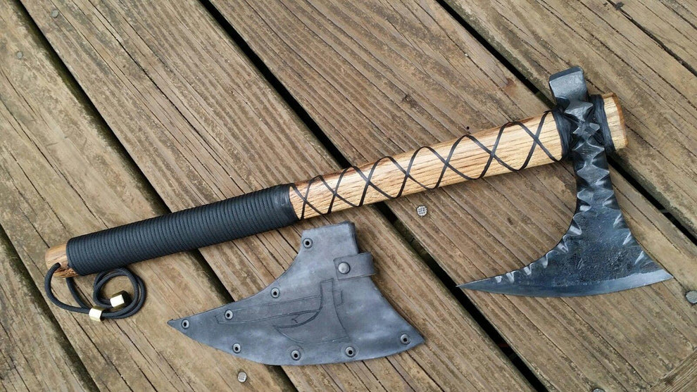Hand Forged Camp King Viking Tomahawk Battle Ready Axe