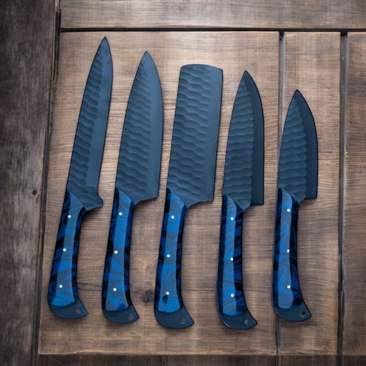 Custom Handmade Kitchen Knives Chef Set