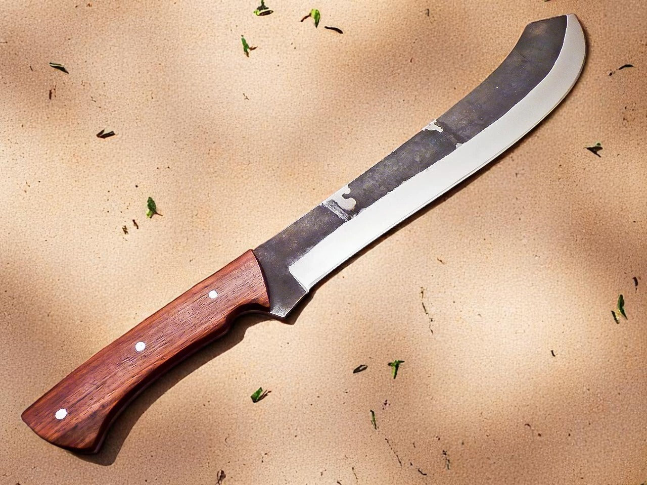 Custom Handmade Viking Machete Survival Knife With Sheath