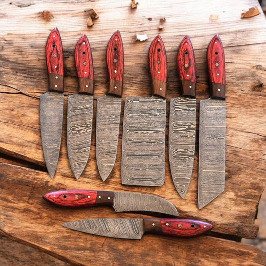 Custom Kitchen Knives Set – Masterfully Crafted for Culinary Excellence