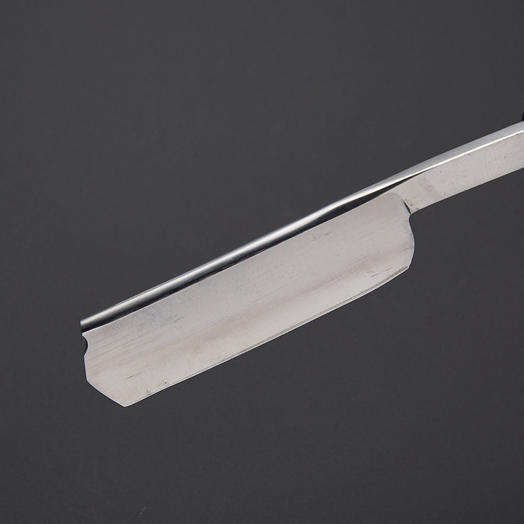 Custom Handmade J2 Steel Straight Razor With Leather Sheath