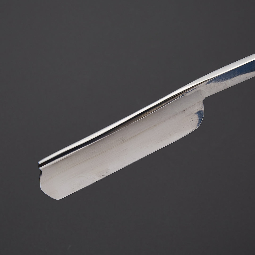 Custom Handmade J2 Steel Straight Razor With Leather Sheath