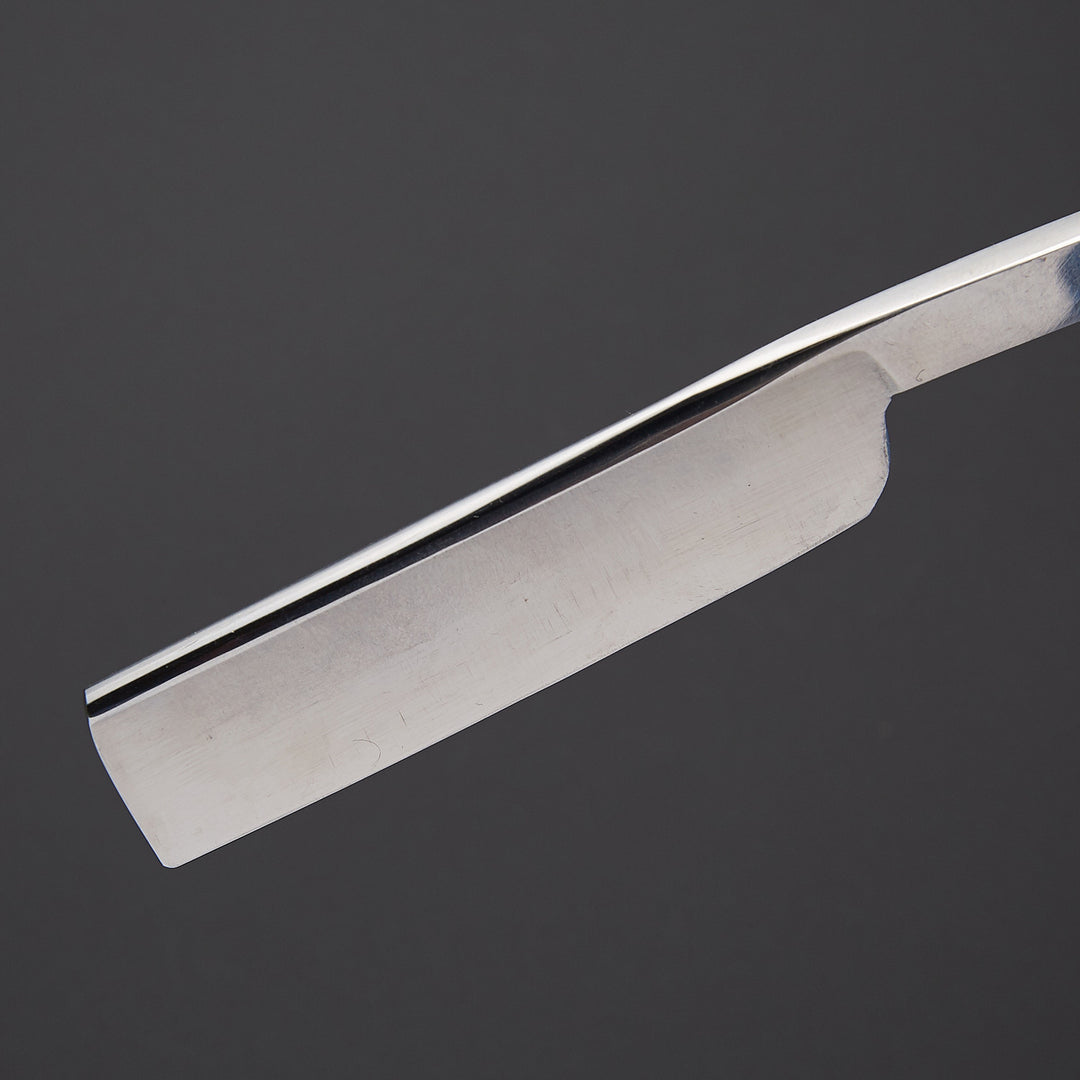 Custom Handmade J2 Steel Straight Razor With Leather Sheath
