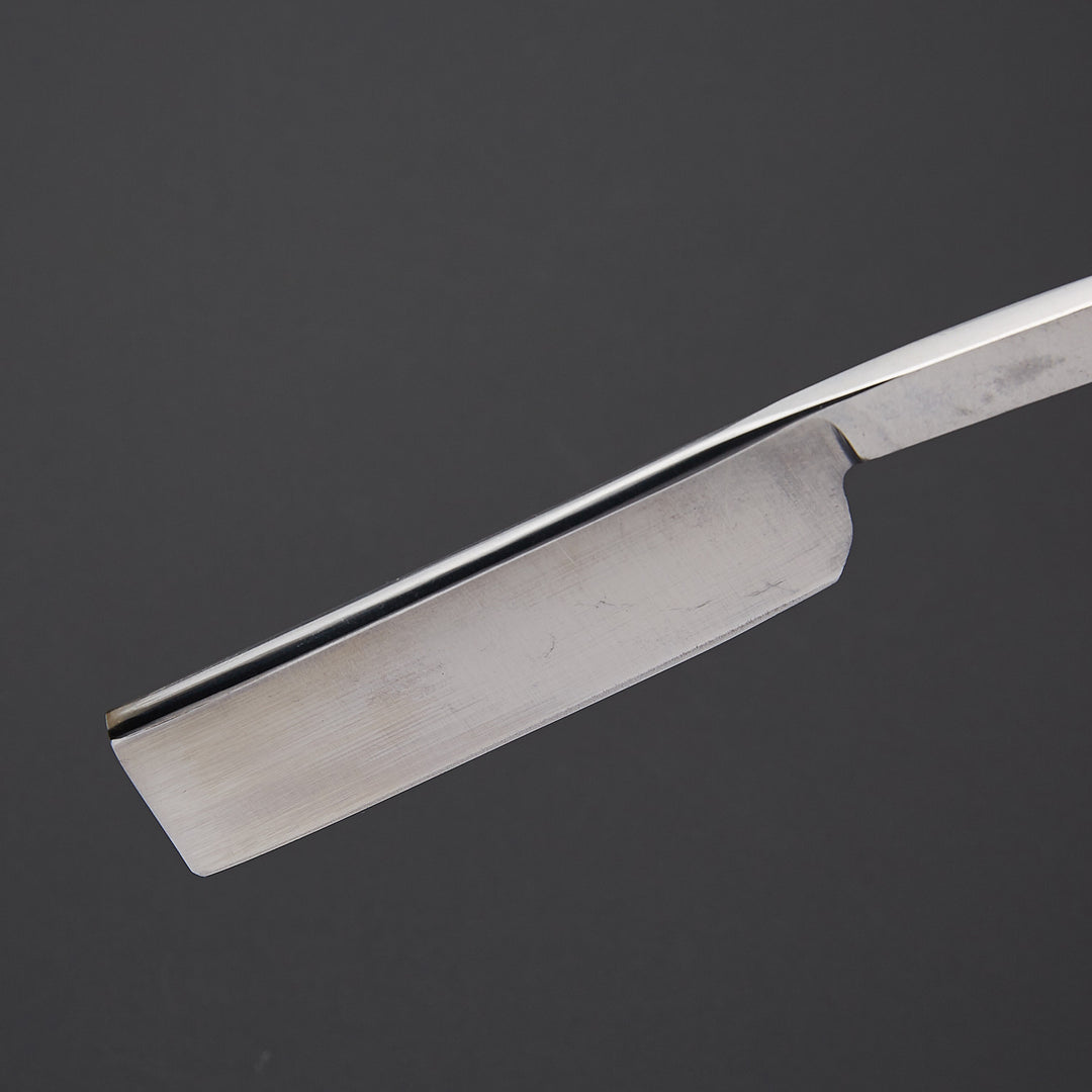 Custom Handmade J2 Steel Straight Razor With Leather Sheath
