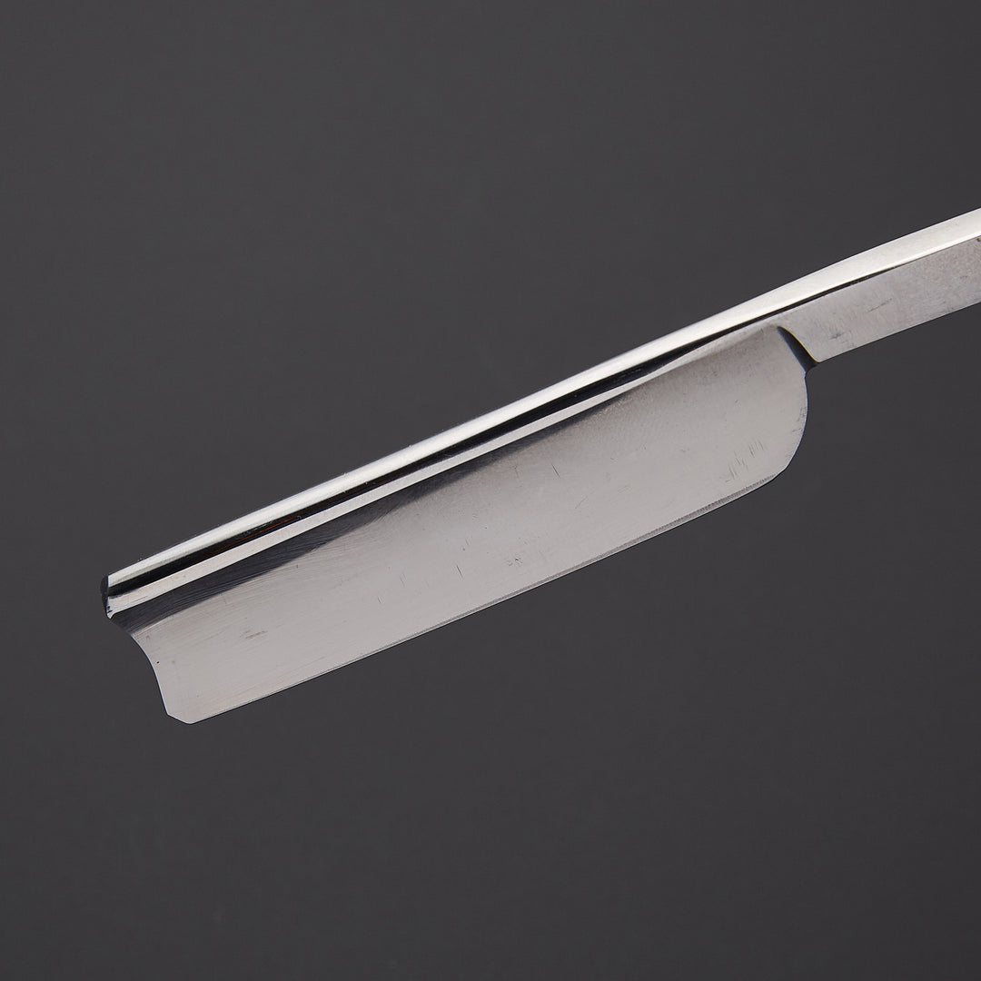 Custom Handmade J2 Steel Straight Razor With Leather Sheath