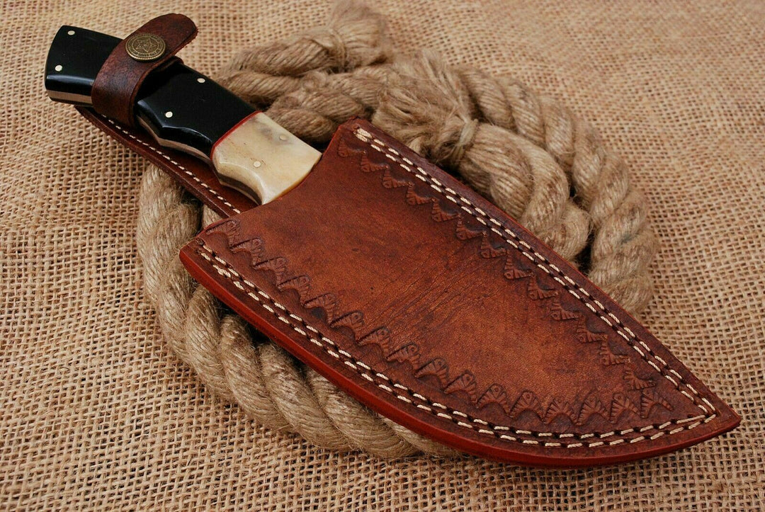 Beautiful Custom Handmade Forged Railroad High Carbon Steel Hunting Knife