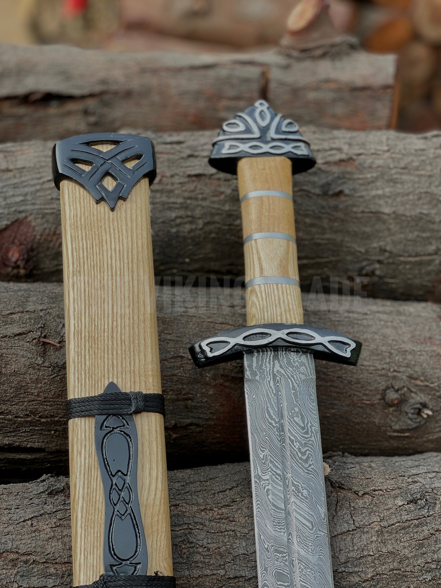 Custom Handmade Damascus Steel Sword