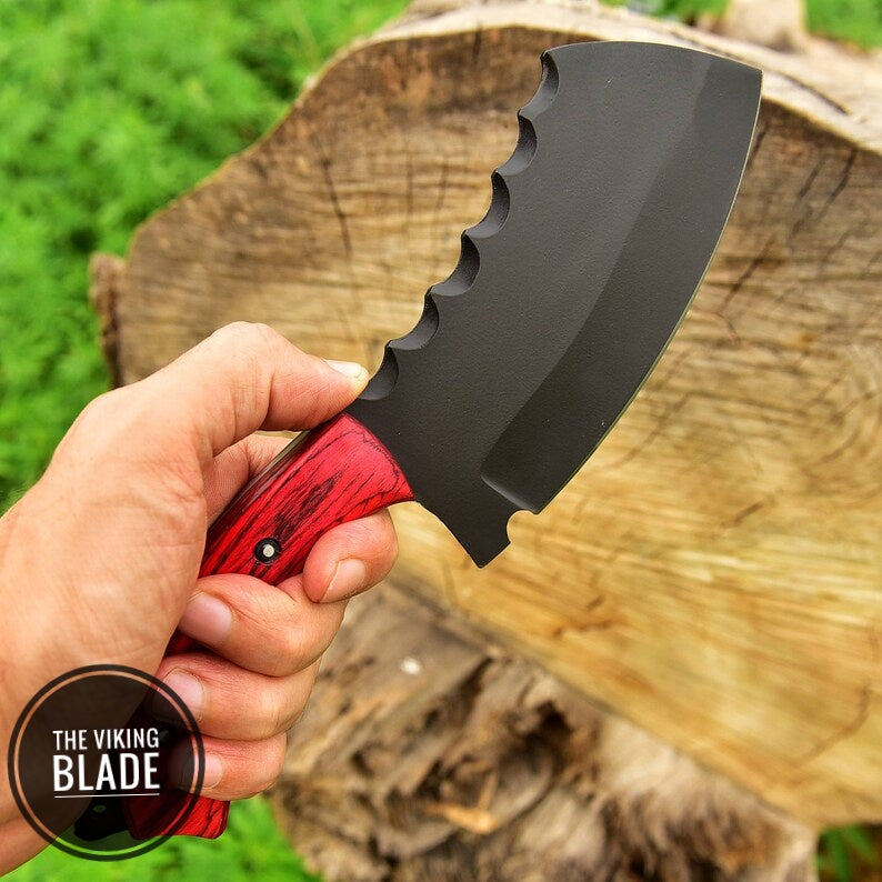 Kitchen Chopping Knife High Carbon Steel Chef Knife / Meat Cleaver Butcher Knife