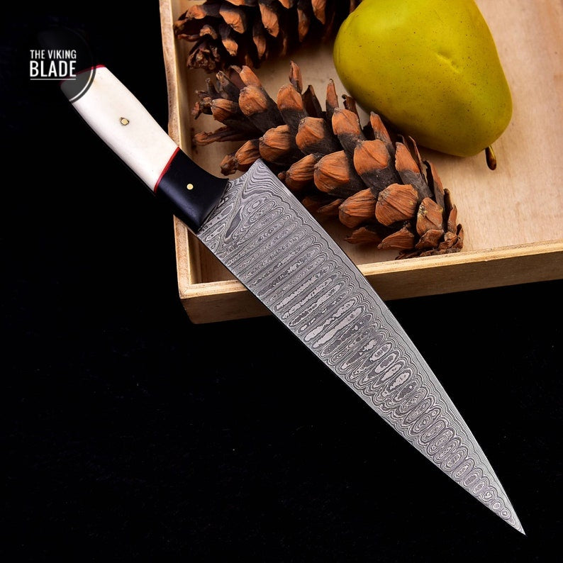 Handmade Damascus Chef Knife Hand Forged Kitchen Knife