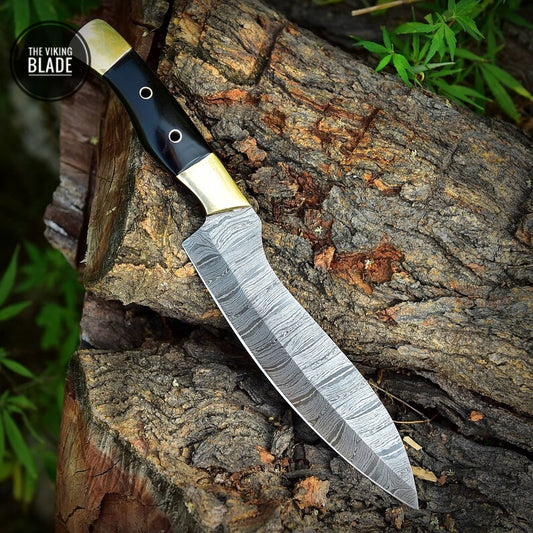 Custom Handmade Forged Damascus Steel Chef Knife KITCHEN BONING KNIFE