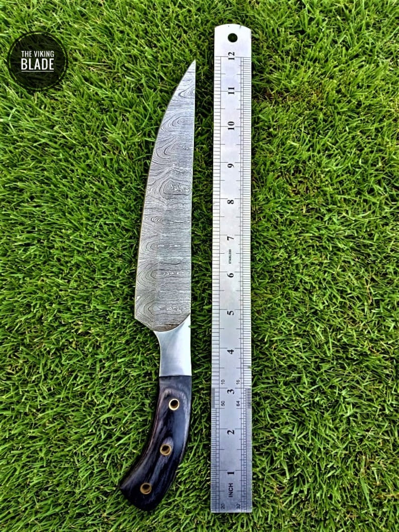 12”inch Chef Knife Japanese Kitchen Slicing VG10 Damascus Steel Cooking
