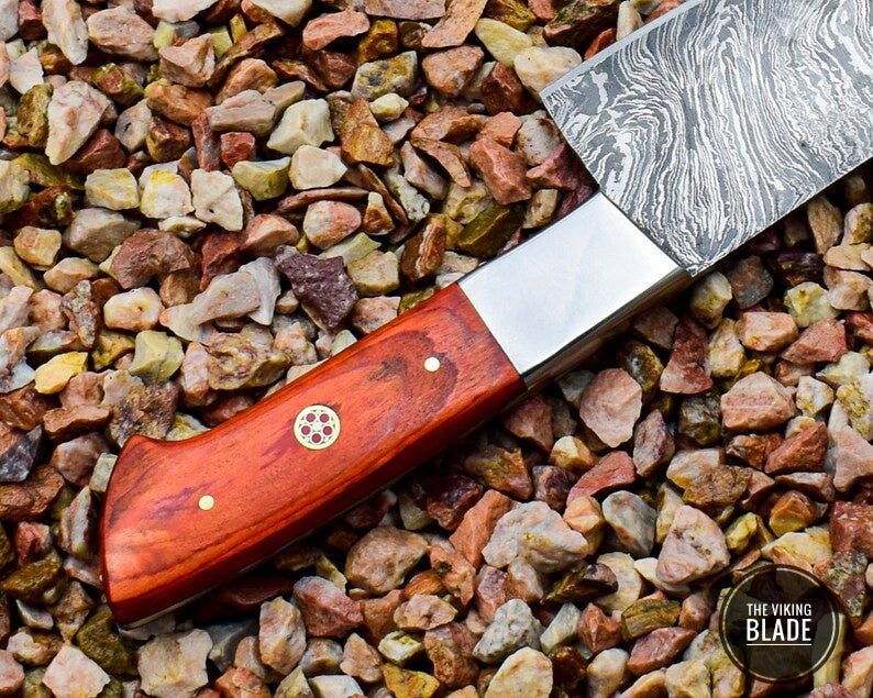Custom Handmade Damascus Steel Chef Kitchen Knife