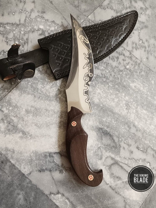 Custom Handmade Full Tang High Carbon Steel Hunting Knife