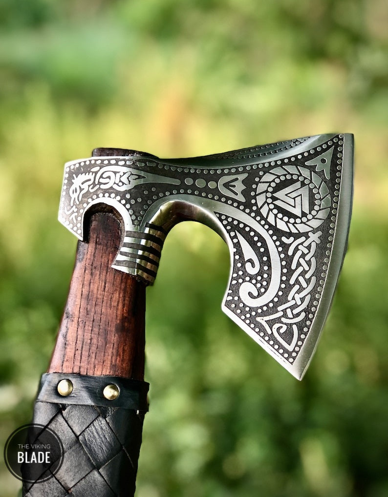 Custom Handmade Viking Axe