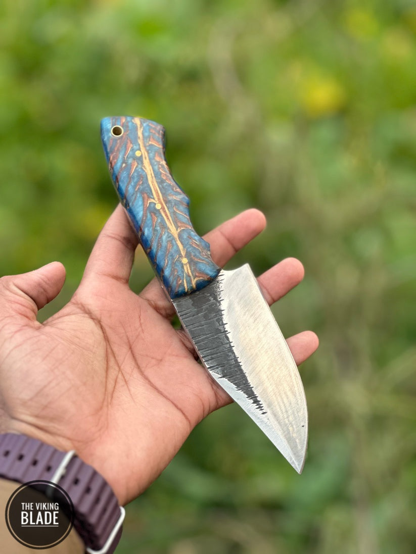 Custom Handmade J2 Steel Skinning Knife