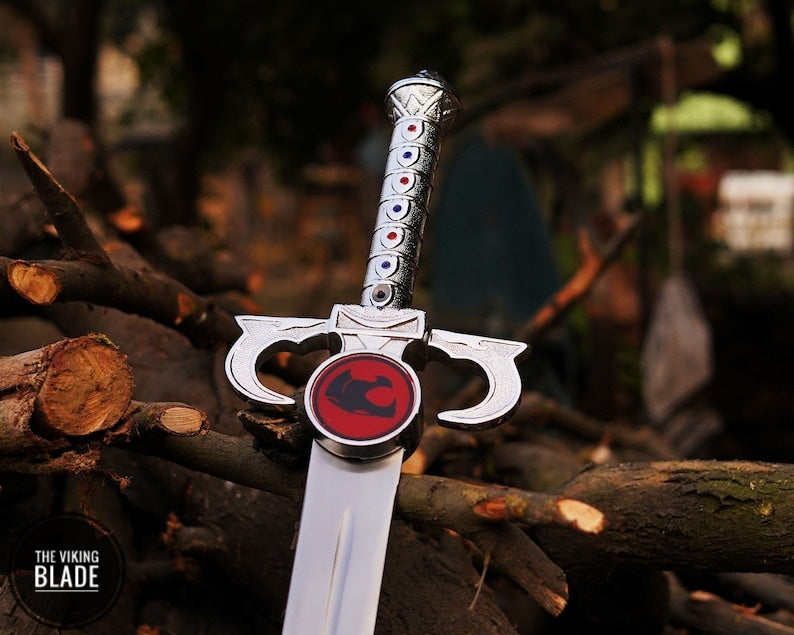 Monogram Sword, Custom Sword , Thundercat Lionio Sword, ThunderCats Sword Of Omen Lion O Sword With Leather Sheath