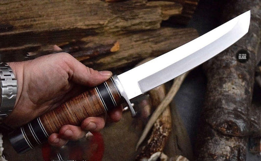 D2 steel tanto knife hand forged hunting tanto survival camping knife anniversary gift hunting gift for men
