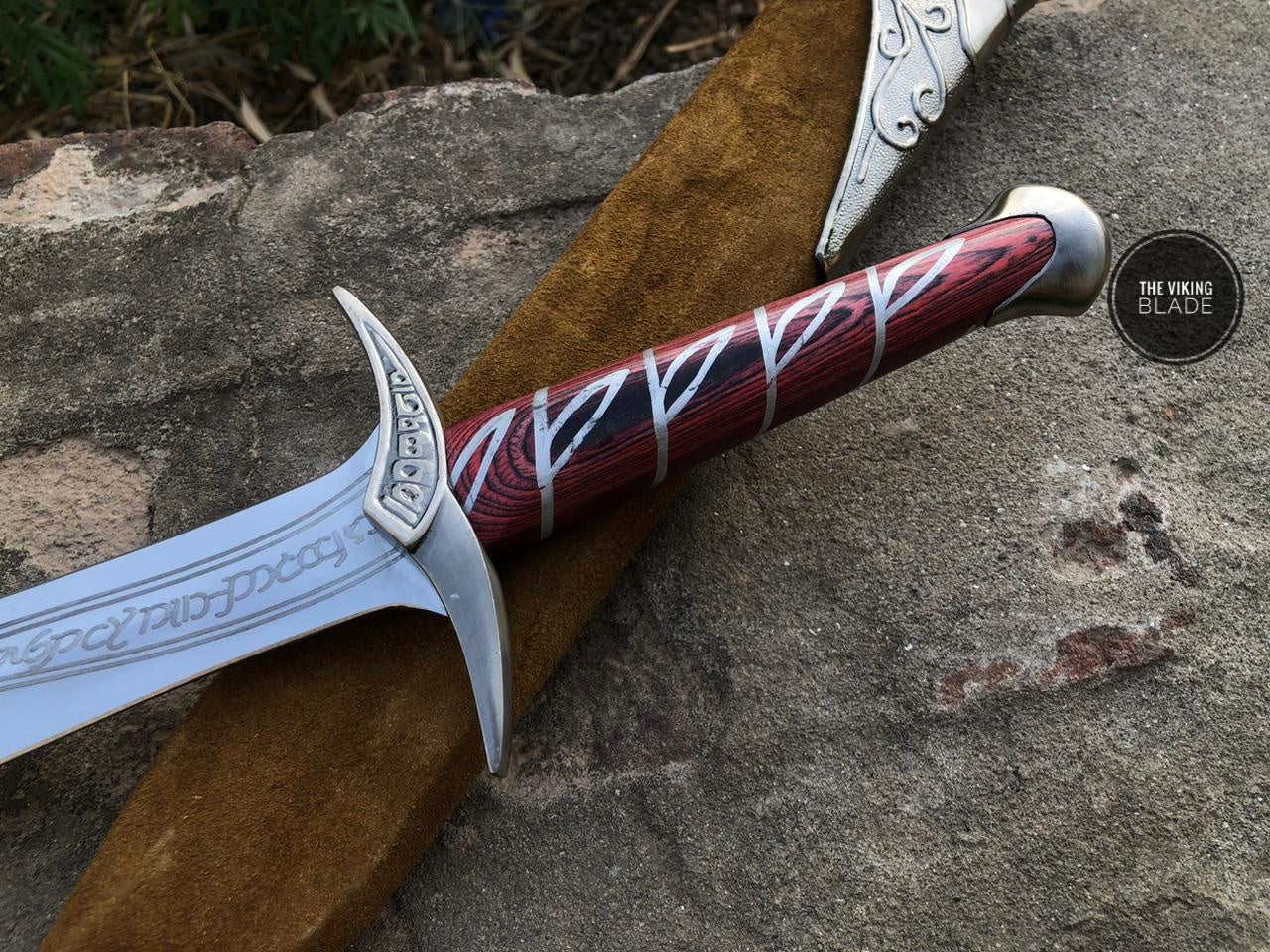 Custom Hand Forged Mini Sword With Scabbard