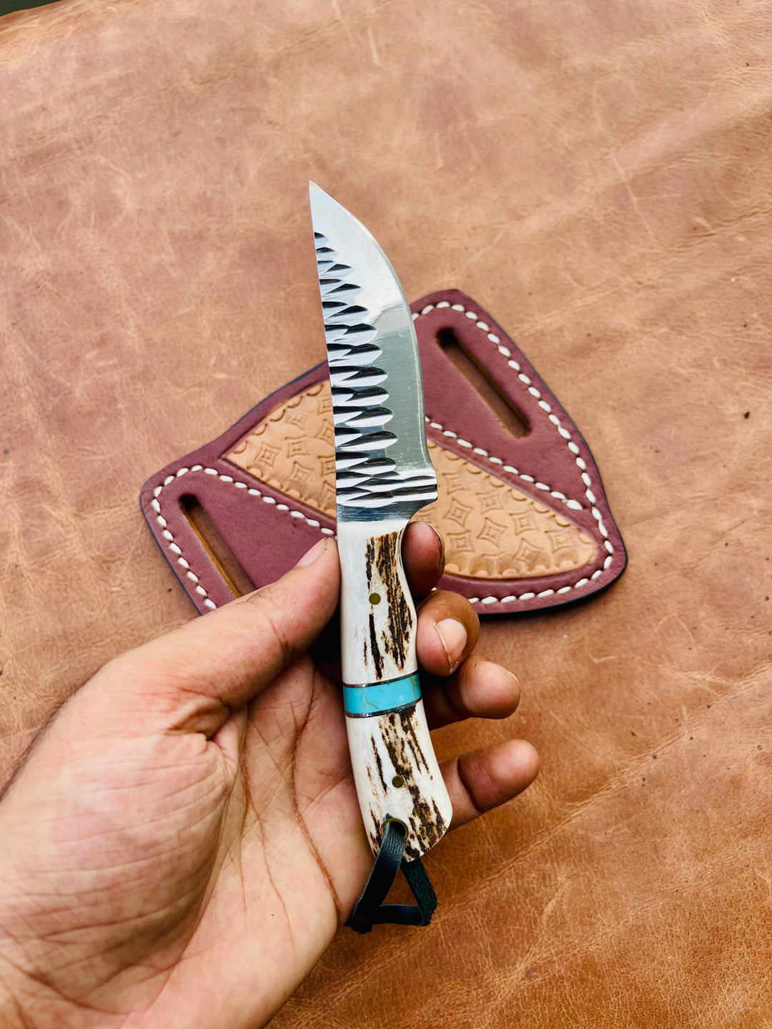 Custom Hand Made Cowboy/Skinner/Camp Knife