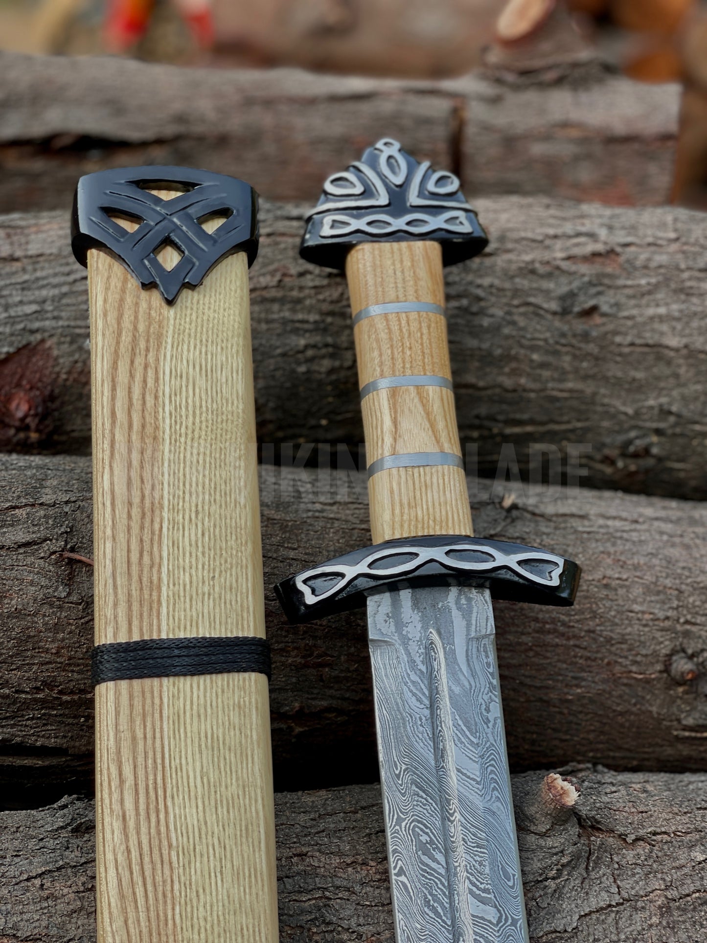 Custom Handmade Damascus Steel Sword